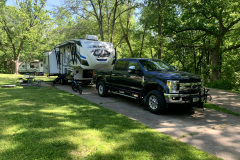 Camp Site was shaded