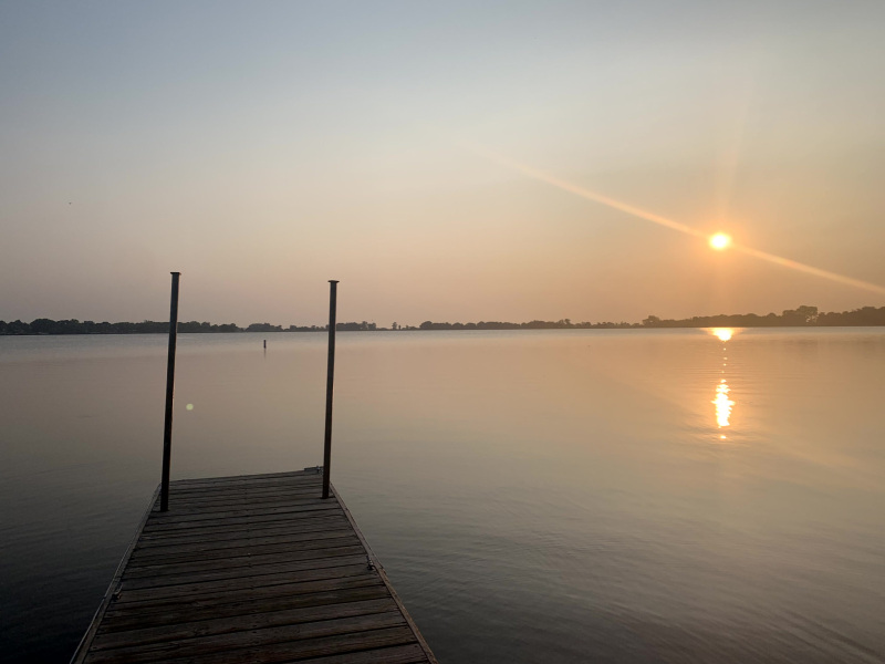 Sun Rise at the boat ramp