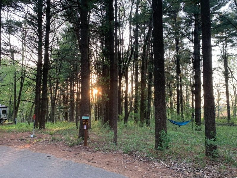Sun Set from the camp ground